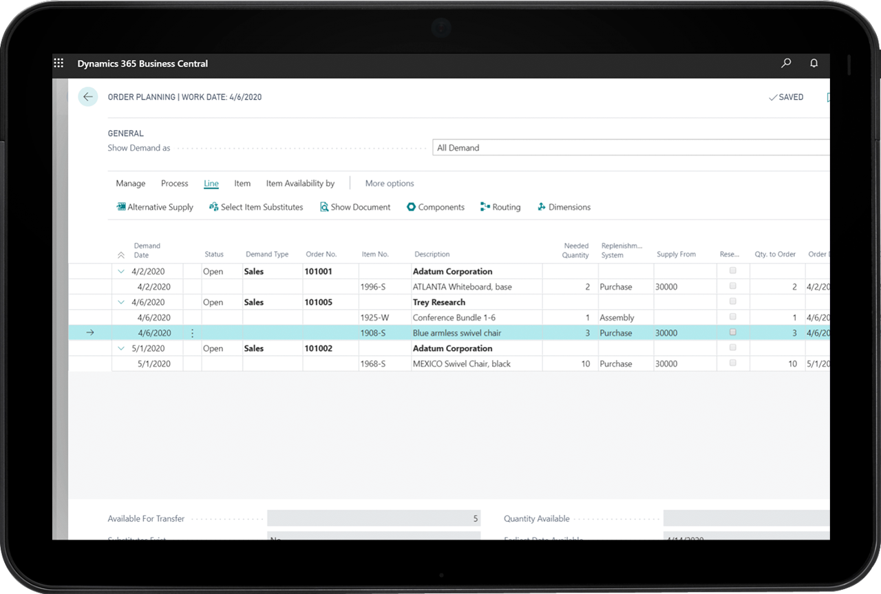 dynamics 365 business central