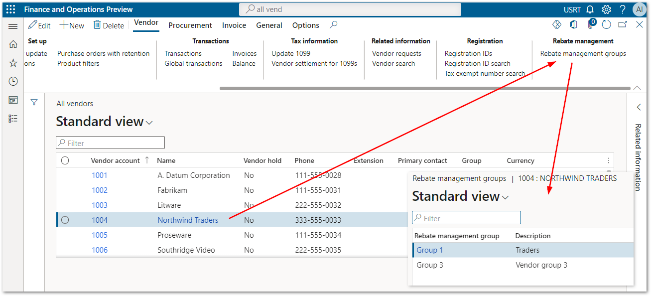 2-10 Vendor groups management