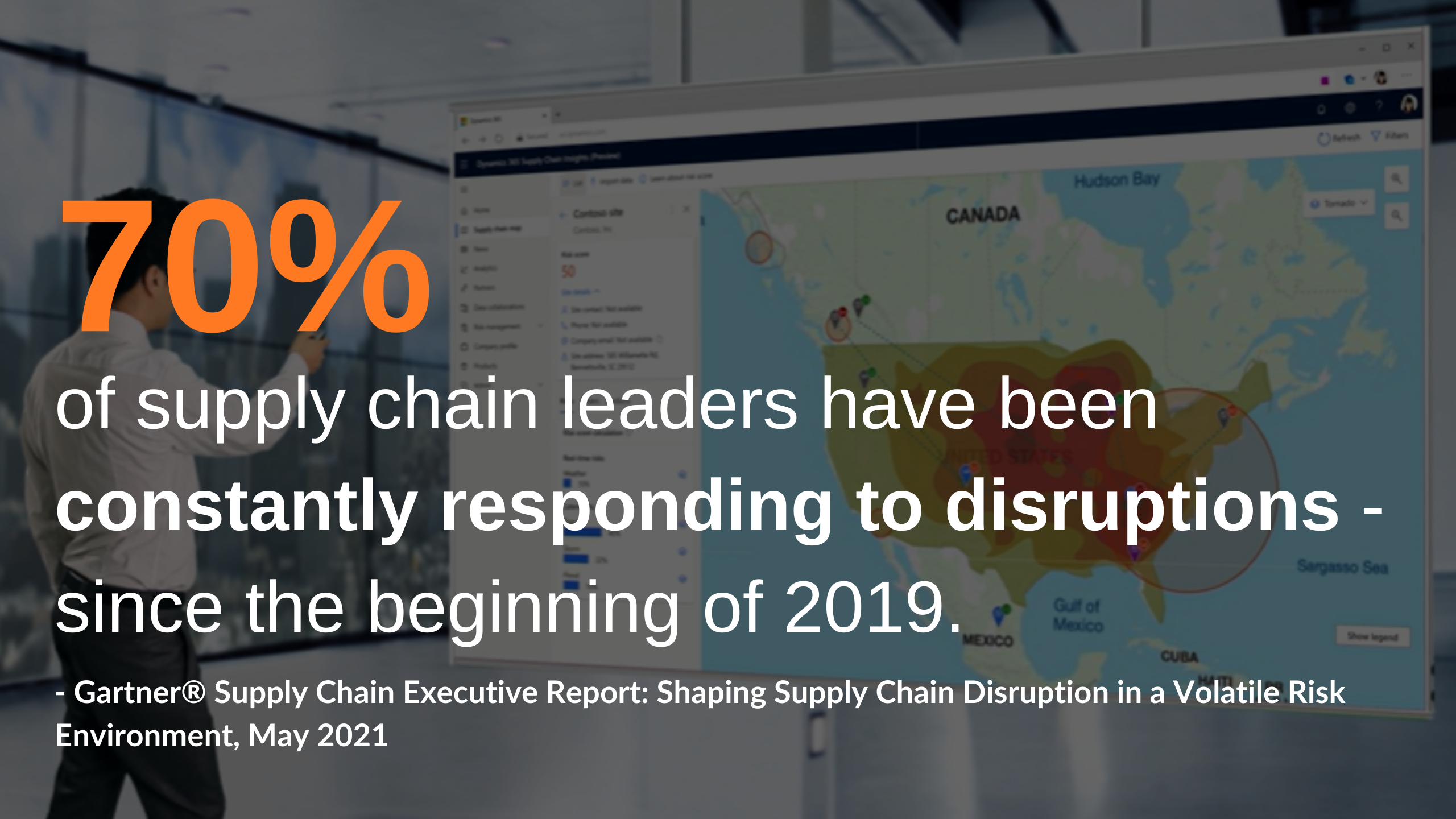 Since the beginning of 2019, nearly 70 percent of supply chain leaders have been constantly responding to disruptions