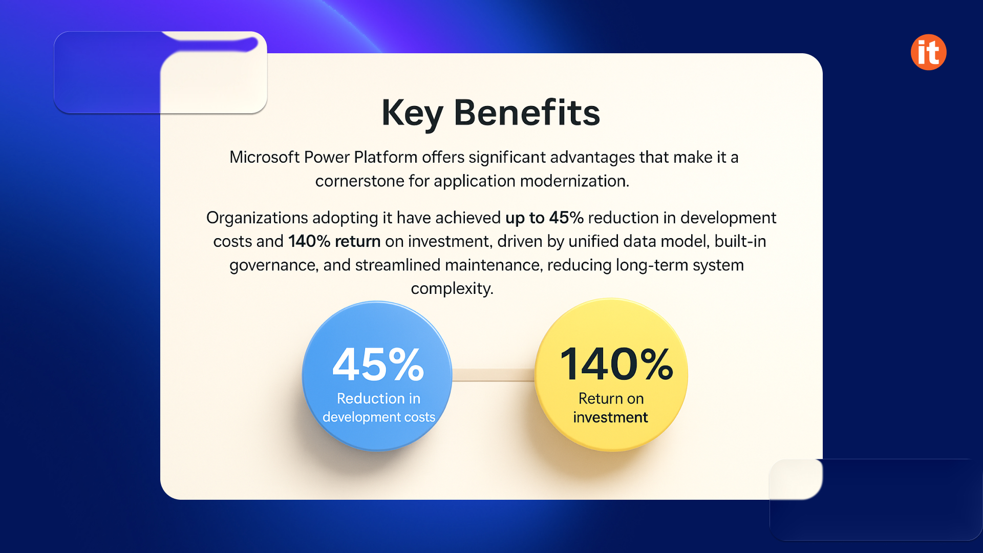 key benefits of Power Platform