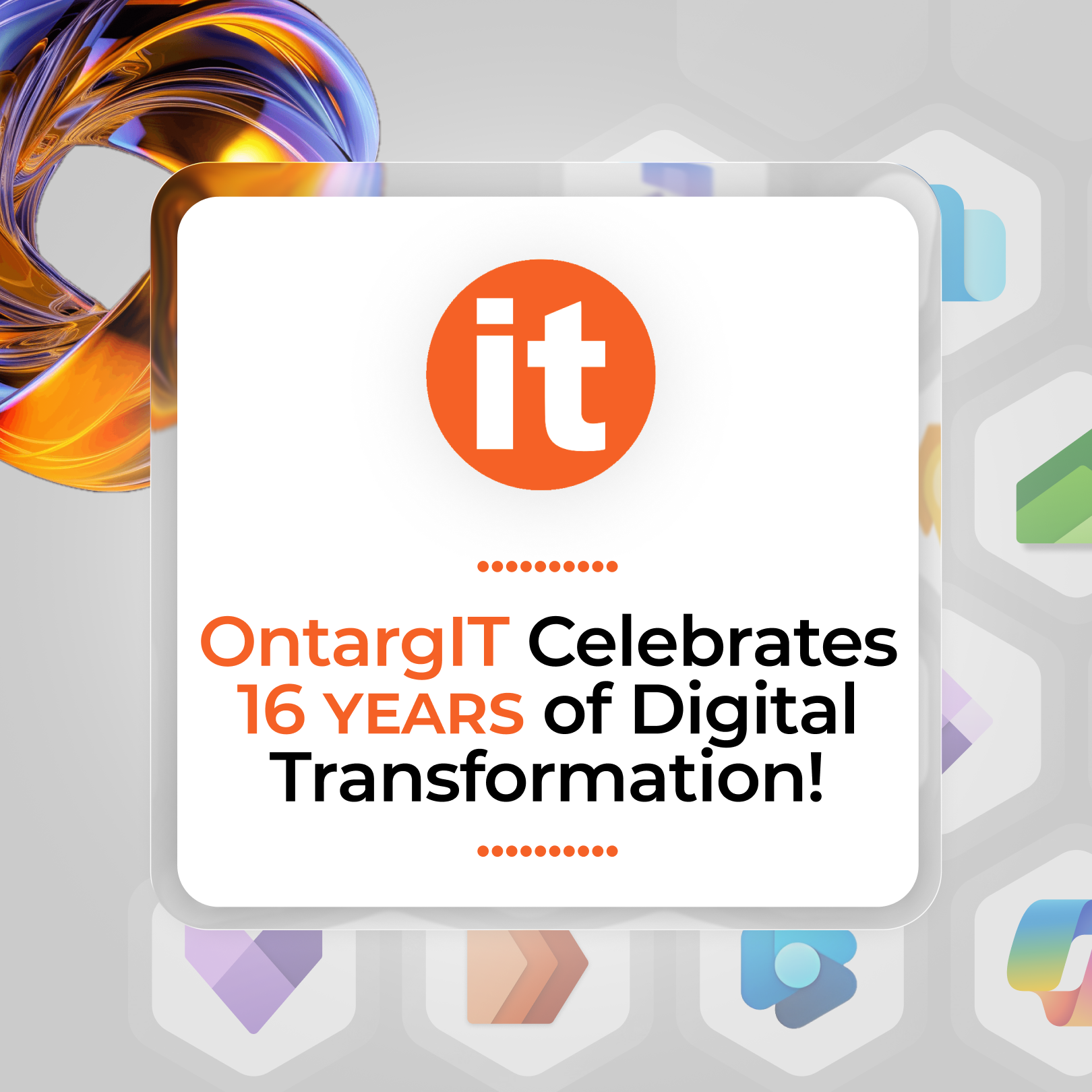 OntargIT Celebrates 16 Years of Digital Transformation!