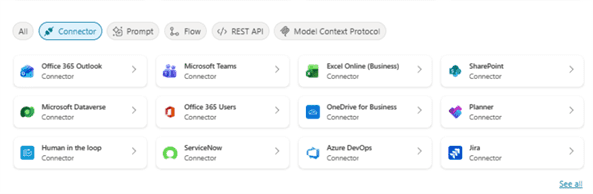 Copilot Agent can connect to different platforms to create actions there Copilot Agent can connect to different platforms to create actions there